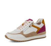 MARCO TOZZI Damen Sneaker 2-23719-44, Scarpe da Ginnastica Donna, White/Pink, 37 EU