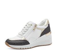 MARCO TOZZI Sneaker bassa beige / oro / nero / bianco, Taglia 42