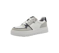 MARCO TOZZI Damen Sneaker 2-23755-44, Scarpe da Ginnastica Donna, White/Black, 37 EU