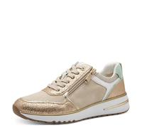 MARCO TOZZI Damen Sneaker 2-23770-44, Scarpe da Ginnastica Donna, Gold Comb, 41 EU