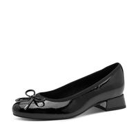 MARCO TOZZI Decolleté da Donna con Fiocco Elegante, Black Patent, 37 EU