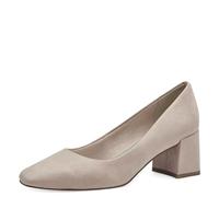 MARCO TOZZI Décolleté Donna con Tacco a Blocco Vegane, Beige (Powder), 41 EU