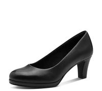 MARCO TOZZI Décolleté Donna con Tacco a Imbuto Vegane, Nero (Schwarz), 36 EU