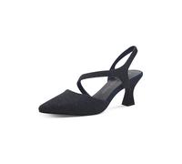 MARCO TOZZI Décolleté Slingback Donna a Punta Vegane, Blu (Navy Metallic), 36 EU