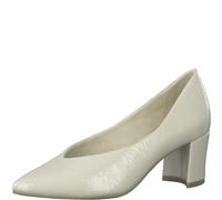 MARCO TOZZI Donna 2-2-22419-29, Scarpe décolleté, Brevetto in Crema, 40 EU