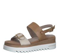 MARCO TOZZI Donna 2-2-28717-20 Sandali con zeppa, Cream Comb, 39 EU