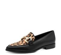 Marco Tozzi Donna 2-24216-45 Slipper, Black/Leo, 40 EU, Black Leo, 40 EU