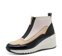 MARCO TOZZI Donna 2-24714-45 Sneaker, Cream/Black, 36 EU, Nero Crema, 36 EU