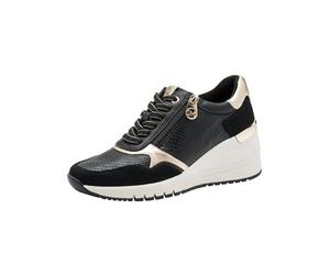 MARCO TOZZI Donna by Guido Maria Kretschmer Sneaker 2-83703-45 Basket, Black Gold, 39 EU, Nero e Oro., 39 EU