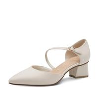 MARCO TOZZI Donna Décolleté Morbida Feel Me Soletta Morbida Fodera Punta, Beige (Cream), 40 EU