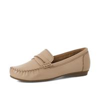 MARCO TOZZI Donna Mocassino Pelle Studiato, Beige (Taupe), 39 EU