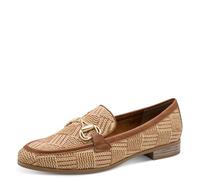 MARCO TOZZI Donna Slip-On Morbido Feel Me Plantare Morbida Fodera alla Moda, Marrone (Cognac Comb), 39 EU