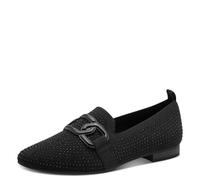 MARCO TOZZI Donna Slip-On Morbido Feel Me Plantare Vegan Moderno, Nero (Black), 38 EU