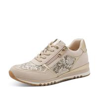 MARCO TOZZI Donna Sneaker Morbida Feel Me Soletta Estraibile Morbida Fodera Interna Vegano Moderno, Beige (LT.Tan Comb), 40 EU