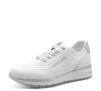 MARCO TOZZI Donna Sneaker Morbida Feel Me Soletta Estraibile Morbida Fodera Interna Vegano Moderno, Bianco (White Comb), 41 EU