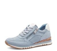 Marco Tozzi Donna Sneaker Morbida Feel Me Soletta Estraibile Morbida Fodera Interna Vegano Moderno, Blu (Polar Comb), 39 EU