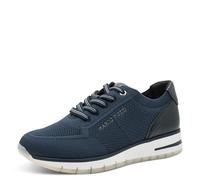 MARCO TOZZI Donna Sneaker Morbida Feel Me Soletta Estraibile Morbida Fodera Interna Vegano Moderno, Blu (Navy Comb), 38 EU