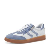 MARCO TOZZI Damen Sneaker 2-23739-44, Scarpe da Ginnastica Donna, White Lt Blue, 38 EU