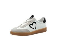 MARCO TOZZI Donna Sneaker Morbida Soletta Feel Me Estraibile Morbida Fodera Interna alla Moda, Bianco (White/Black), 37 EU