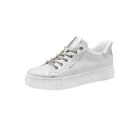 MARCO TOZZI Donna Sneaker Morbida Soletta Feel Me Estraibile Morbida Fodera Interna Moderno, Metallico (Silver Comb), 39 EU