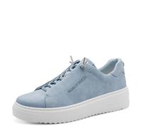 MARCO TOZZI Donna Sneaker Morbido Feel Me Soletta Estraibile Fodera Morbida Vegano Stringata, Blu (Polar), 39 EU