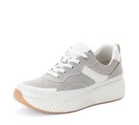 MARCO TOZZI Donna Sneaker Morbido Feel Me Soletta Estraibile Stiloso, Grigio (LT.Grey STR.), 39 EU