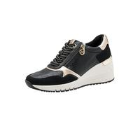 MARCO TOZZI By Guido Maria Kretschmer Sneaker 2-83703-45, Scarpe da Ginnastica Donna, Colore: Nero e Oro, 40 EU