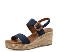 MARCO TOZZI Keilsandale 2-28039-44, Sandali con Zeppa Donna, Navy, 38 EU