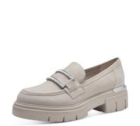 MARCO TOZZI Mocassini Donna con Tacco con Zeppa Vegani, Beige (Dune), 40 EU