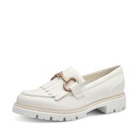 Marco Tozzi Mocassini Con Suola Carrarmato Bianco - Taglia 40 [25.1cm] Scarpe