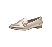MARCO TOZZI Mocassini Donna con Tacco Eleganti, Beige (Platinum), 38 EU