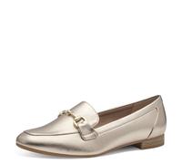 MARCO TOZZI Mocassini Donna con Tacco Eleganti, Beige (Platinum), 41 EU
