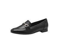 MARCO TOZZI Mocassini Donna con Tacco Eleganti, Nero (Black Gold), 39 EU