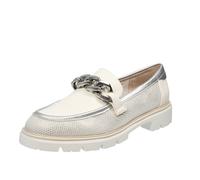 MARCO TOZZI Damen Slipper 2-24702-44, Mocassino Donna, White Comb, 40 EU