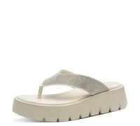 Marco Tozzi Mule da Donna in Tessuto con Morbido Plantare Feel Me Fodera Morbida alla Moda, Beige (Cream), 40 EU