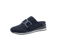 MARCO TOZZI Pantofola da Donna Feel Me Soletta Estraibile Fodera Interna Morbida Confortevole, Blu (Navy Comb), 37 EU