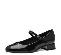 MARCO TOZZI Pompa da Donna con Cinturino 2-22209-43, Scarpe décolleté, Nero Nero Vernice, 40 EU