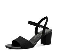 MARCO TOZZI Sandale 2-28313-44, Donna, Black Metallic, 42 EU