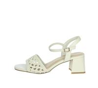 MARCO TOZZI Sandale mit Absatz 2-28382-44, Tacco Donna, Cream, 38 EU