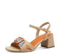 MARCO TOZZI Sandale mit Absatz 2-28387-44, Tacco Donna, Biscuit Comb, 39 EU