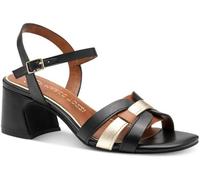 MARCO TOZZI SANDALI CON TACCO BASSO DONNA 28337 NERO ORO ELEGANTI DAL 36 AL 40