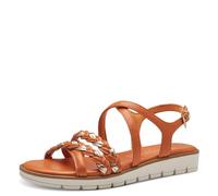 MARCO TOZZI Sandali Donna con Tacco a Zeppa con Cinturino Regolabile Vegani, Multicolore (Mango Comb), 40 EU