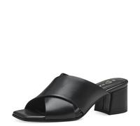 MARCO TOZZI Sandali Donna con Tacco con Cinturino Incrociato Eleganti, Nero (Schwarz), 38 EU