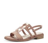 MARCO TOZZI Sandali Donna con Tacco con Cinturino Regolabile Estivi, Multicolore (Nude Comb), 36 EU