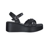 Marco Tozzi - Sandali piatti neri per donne - - Shoes - Donna - Nero - 39 EU