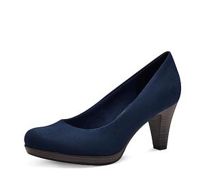 MARCO TOZZI scarpe da donna con tacco vegane, eleganti e blu (navy) 36 EU