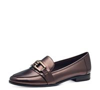 Marco Tozzi Scarpe Da Donna In Pelle Loafer Con Dettaglio A Catena 2-24201-43