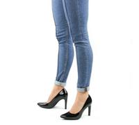 MARCO TOZZI SCARPE DECOLLETE' CON TACCO DONNA 22415 41 VERNICE NERO DAL 36 AL 41