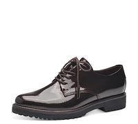 MARCO TOZZI Scarpe Stringate Donna Eleganti Verniciate, Mocca Patent, 37 EU