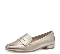 MARCO TOZZI Slipper Donna con Tacco a Blocco Vegane, Beige (Platinum), 41 EU